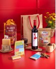 Natural Treats with Red Wine Gift Bag